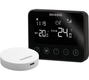 Termostato Touch + Receptor Wifi "GE-SMART"